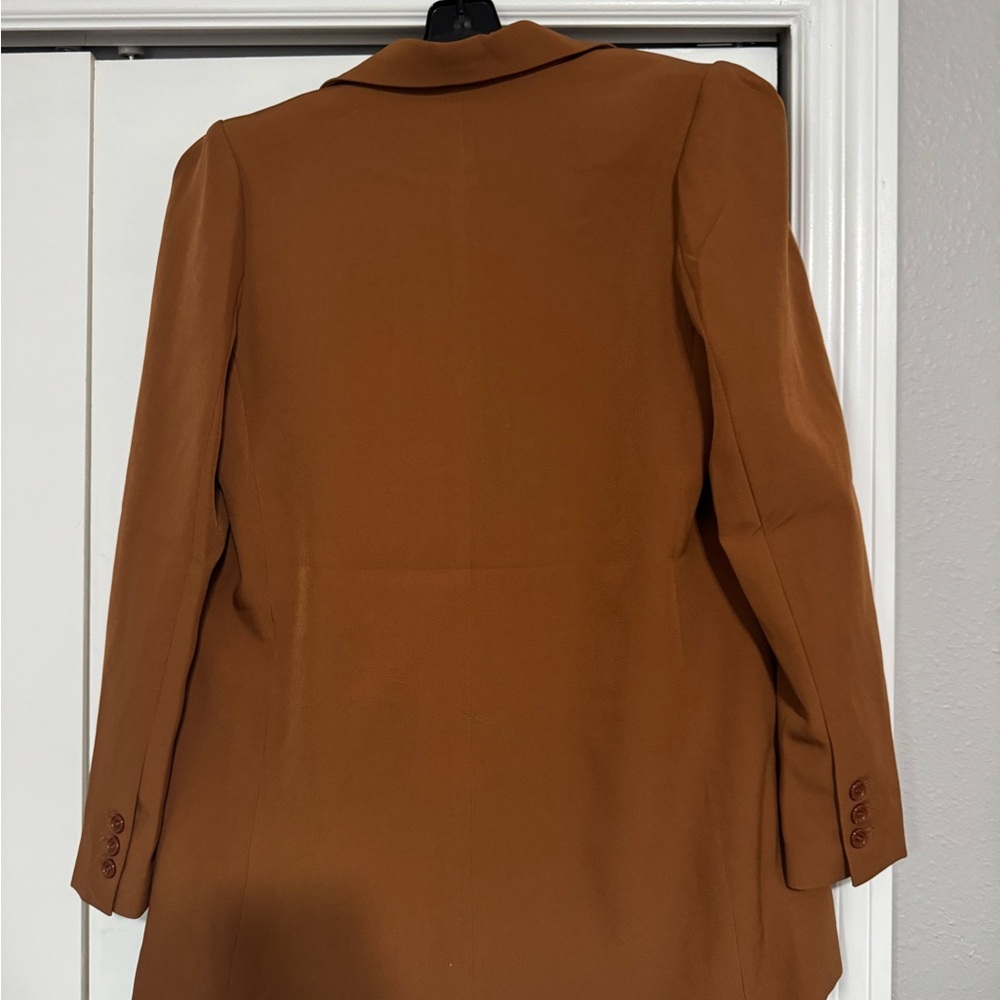 Walter Baker Women's Brown Double-Breasted Blazer - Picture 9 of 9